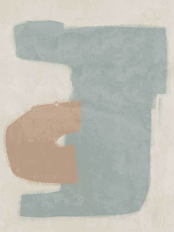 Elegant Light Teal Canvas Wall Art Print - Modern Home Decor for Living Room, Bedroom & Office