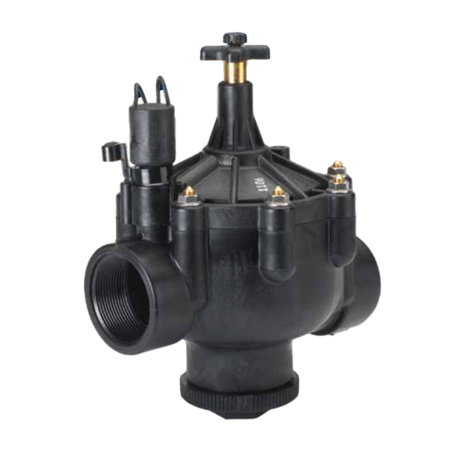 Irritrol 100P1 1-Inch Globe Angle Valve - Durable Brass Construction for Irrigation Systems, Lawn Sprinklers & Water Control Applications