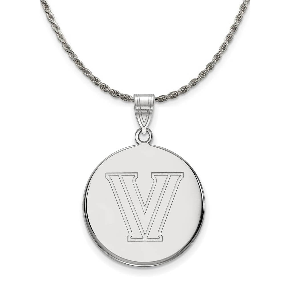 Sterling Silver Villanova Wildcats Necklace for Sports Fans