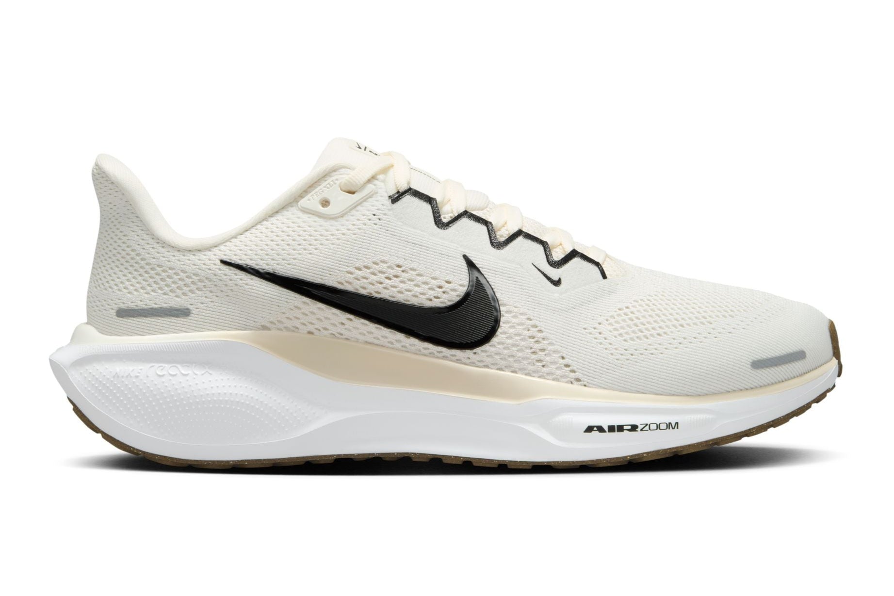 Nike Air Zoom Pegasus 41 Women's Running Shoes (B Width) - Sail/Black/Phantom White | Lightweight Cushioned Sneakers for Jogging, Gym Workouts & Everyday Wear