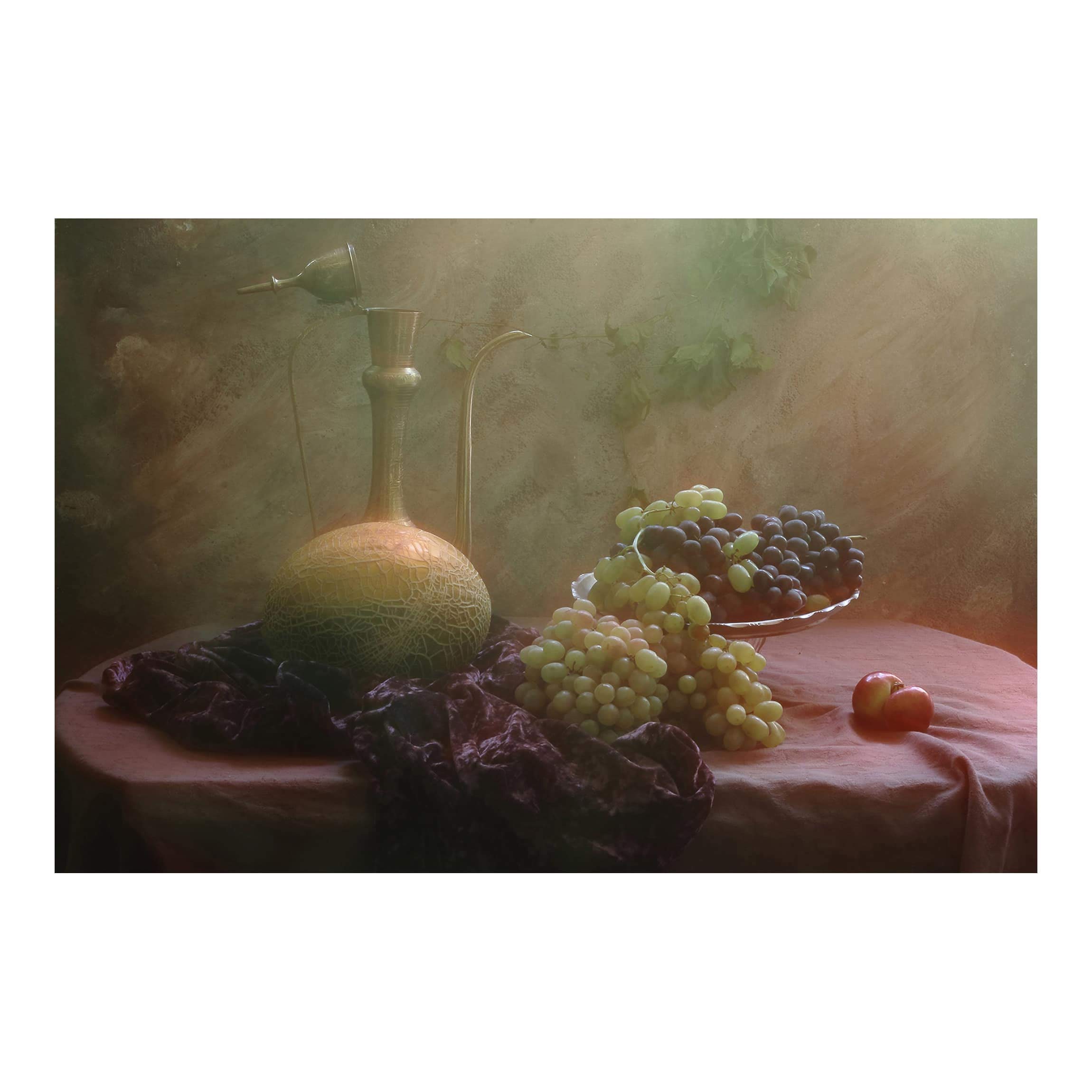 Peel and Stick Self-Adhesive Wallpaper - Fruit Still Life Landscape Design (114x170 inches) - Removable Vinyl Wallpaper for Bedroom, Living Room, Kitchen Decor