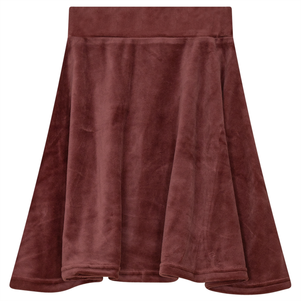 Velour Skirt for Women - Soft & Comfortable High Waist Flowy Skirt - Perfect for Casual Wear, Date Night & Party Outfits