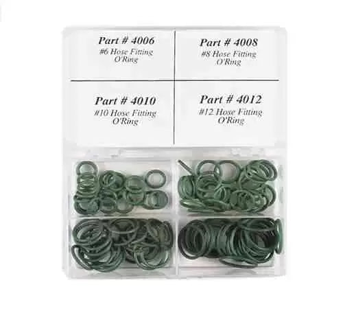 AC O-Ring Assortment Kit 4279 - 360-Piece Rubber Sealing Gasket Set for Plumbing, Automotive & Industrial Use - High Temperature & Chemical Resistant O-Rings for DIY Repairs & Maintenance