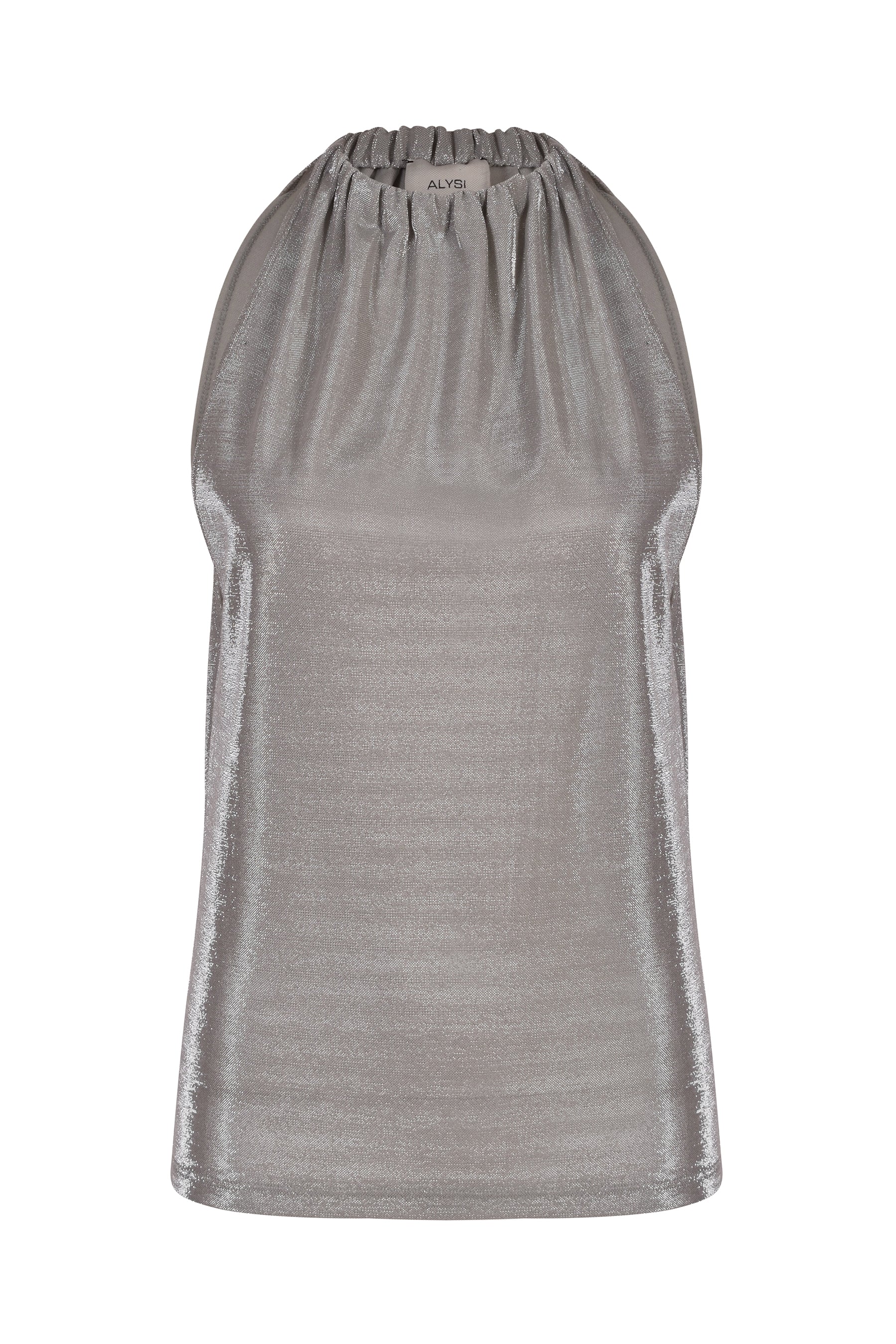 Alysi Cinzia Silver Women's Fashion Top - Elegant & Trendy for Casual Wear, Parties & Date Nights