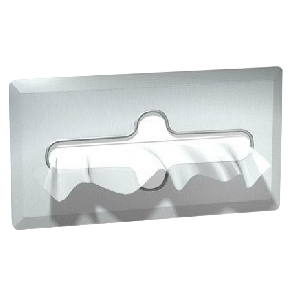 ASI 0259 Recessed Facial Tissue Dispenser - Wall Mounted for Bathroom, Kitchen & Office Hygiene
