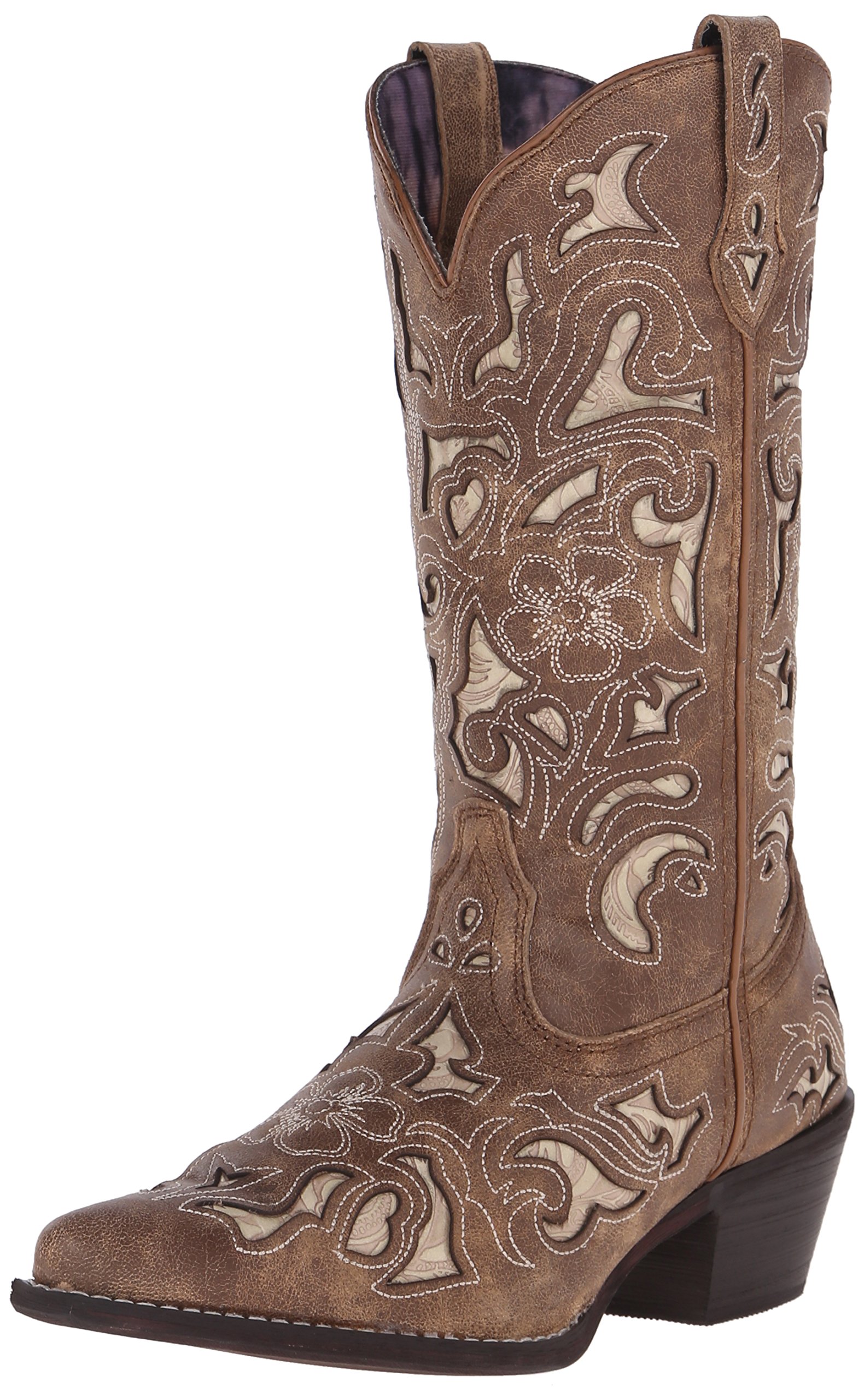 Laredo Women's Sharona Western Boots - Comfortable Cowgirl Boots for Riding & Country Fashion | Perfect for Rodeo, Line Dancing & Outdoor Adventures
