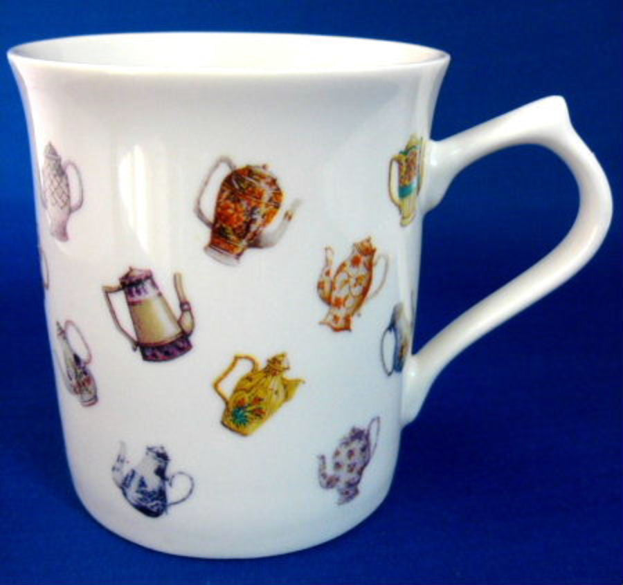 Stylish White Ceramic Mug Teapots & Coffee Pots - Cute Teapot Collection for Tea Lovers, Perfect for Home, Office, and Gift Giving
