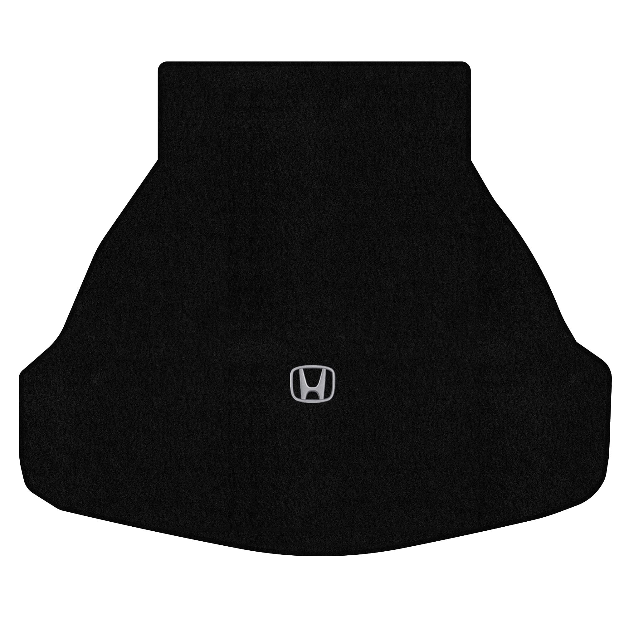Premium Custom-Fit Carpet Floor Mats for 2013-2017 Honda Accord Coupe - Luxury Car Floor Liners with Trunk Mat (Black/Silver) | All-Weather Protection & Enhanced Interior Style