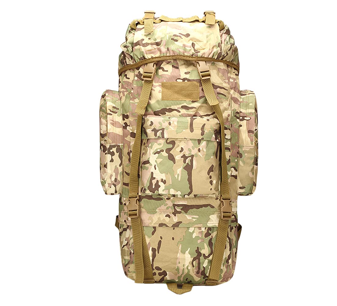 65L Waterproof Mountaineering Backpack - Lightweight Hiking & Camping Travel Bag for Outdoor Adventures - Perfect for Trekking, Backpacking & Travel (Color: Y2104)