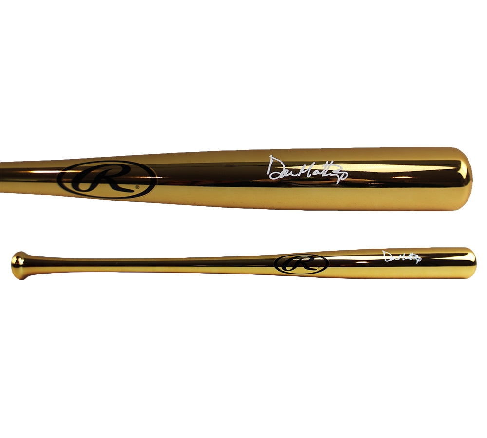 Authentic Don Mattingly Autographed New York Yankees Rawlings Gold Chrome MLB Baseball Bat - Perfect for Collectors, Yankees Fans & Sports Memorabilia Displays