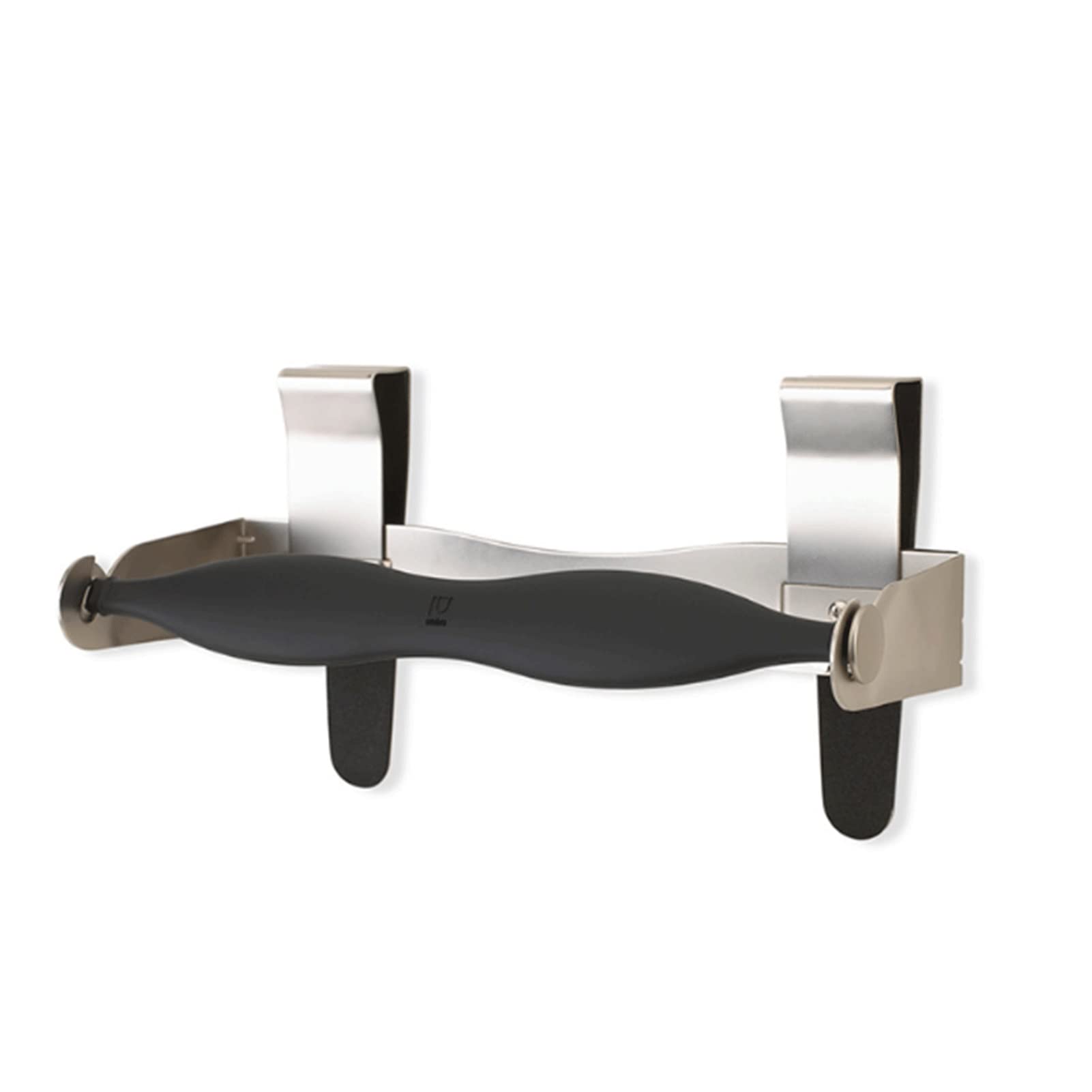 Stainless Steel Wall-Mounted Toilet Paper Holder with Double Buckle - Compact Organizer Caddy for Bathroom, RV, Camping & Cabin - Space Saving Toilet Tissue Roll Reserve Storage Solution