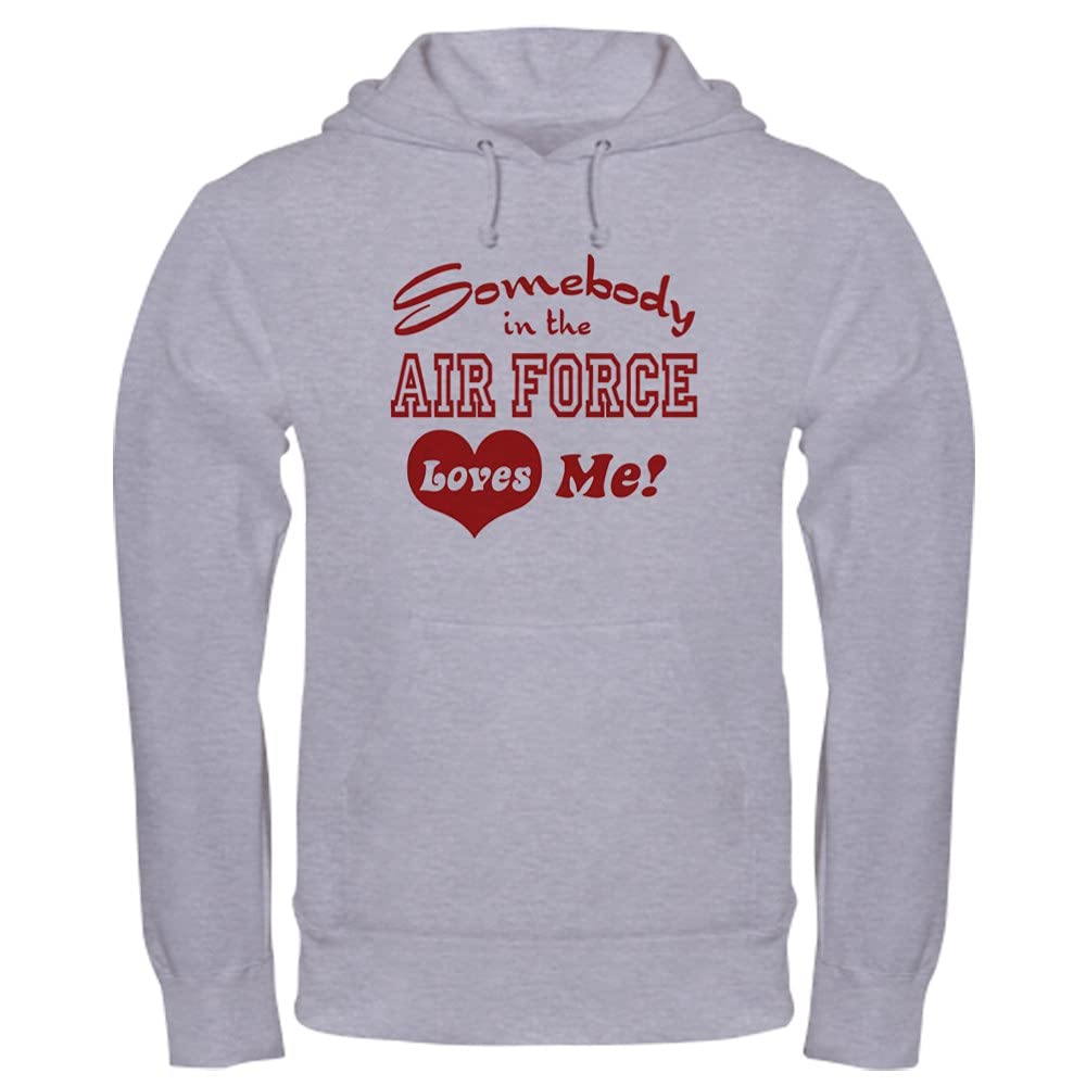 Somebody In The Air Force Loves Me Sweatshirt - Comfortable & Stylish Military Apparel for Men & Women - Perfect for Military Families, Veterans & Supporters