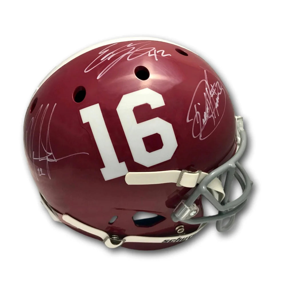 Authentic Ingram Henry Lacy Signed Alabama Crimson Tide Football Helmet with COA - Perfect for Collectors, Sports Memorabilia Displays & Alabama Football Fan Gifts