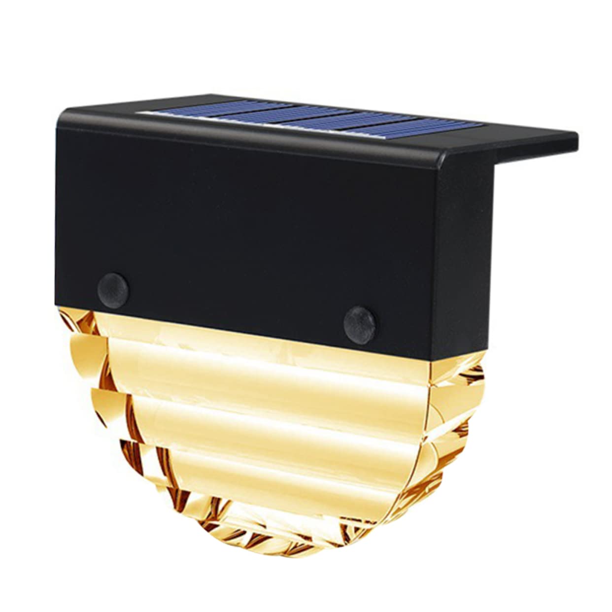 BESPORTBLE Solar Post Cap Light - 1 Pack Waterproof Outdoor Solar Fence & Garden Lights, LED Walkway & Patio Decor for Yard, Pathway, Driveway, Deck & Stair Lighting