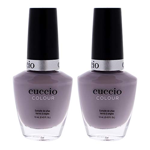 Cuccio Colour Nail Polish - Longing for London - Pack of 2 (0.43 oz) | Vegan & Cruelty-Free Nail Lacquer for Women | Perfect for Manicures, Pedicures & Nail Art