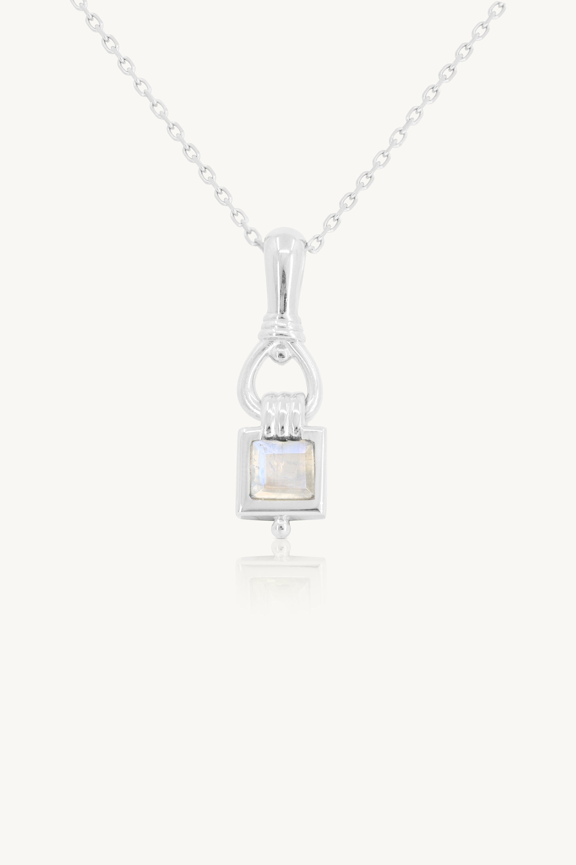 Freya Moonstone Silver Necklace for Women - Elegant Sterling Silver Jewelry Gift for Birthday, Anniversary & Special Occasions | Perfect for Everyday Wear, Date Night & Boho Style Outfits
