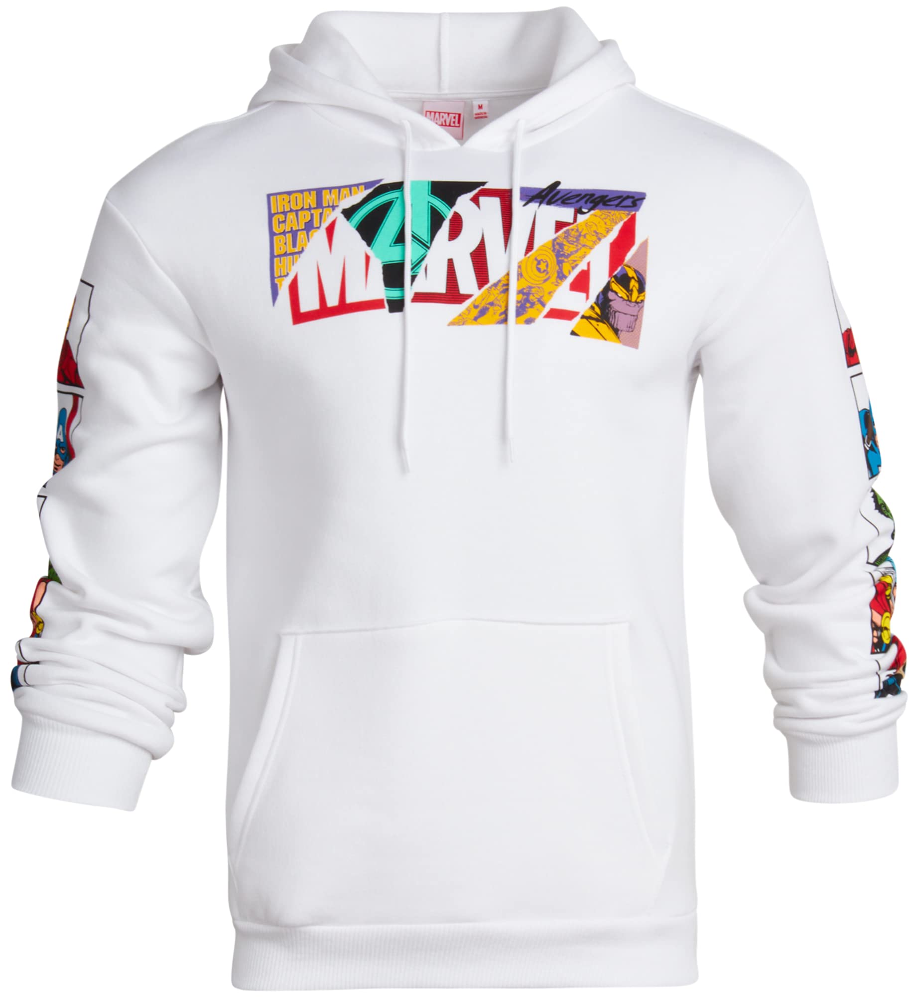 Marvel Avengers Fleece Hoodie for Men - Captain America, Hulk, Iron Man, Spider-Man & Venom | Superhero Sweatshirt for Casual Wear & Cosplay | Perfect for Gifts, Movie Nights & Comic Conventions