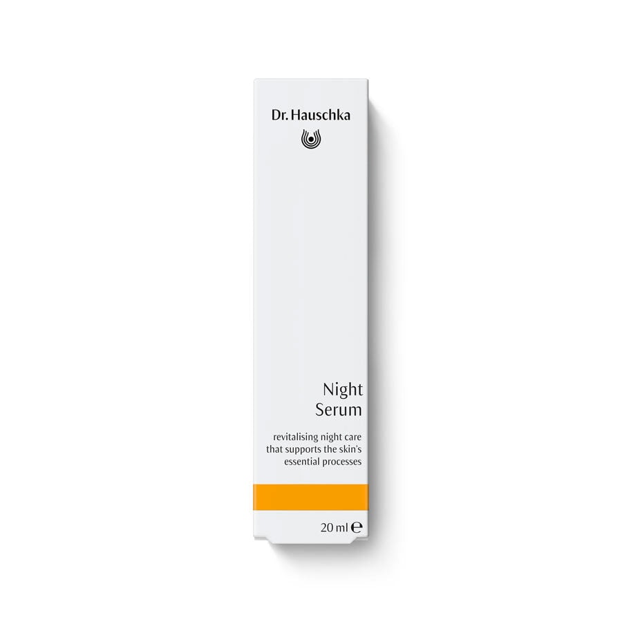 Dr. Hauschka Night Serum - Organic Anti-Aging Face Serum for Women, Hydrating & Brightening Night Treatment with Plant Extracts | Perfect for Dry Skin & Evening Skincare Routine
