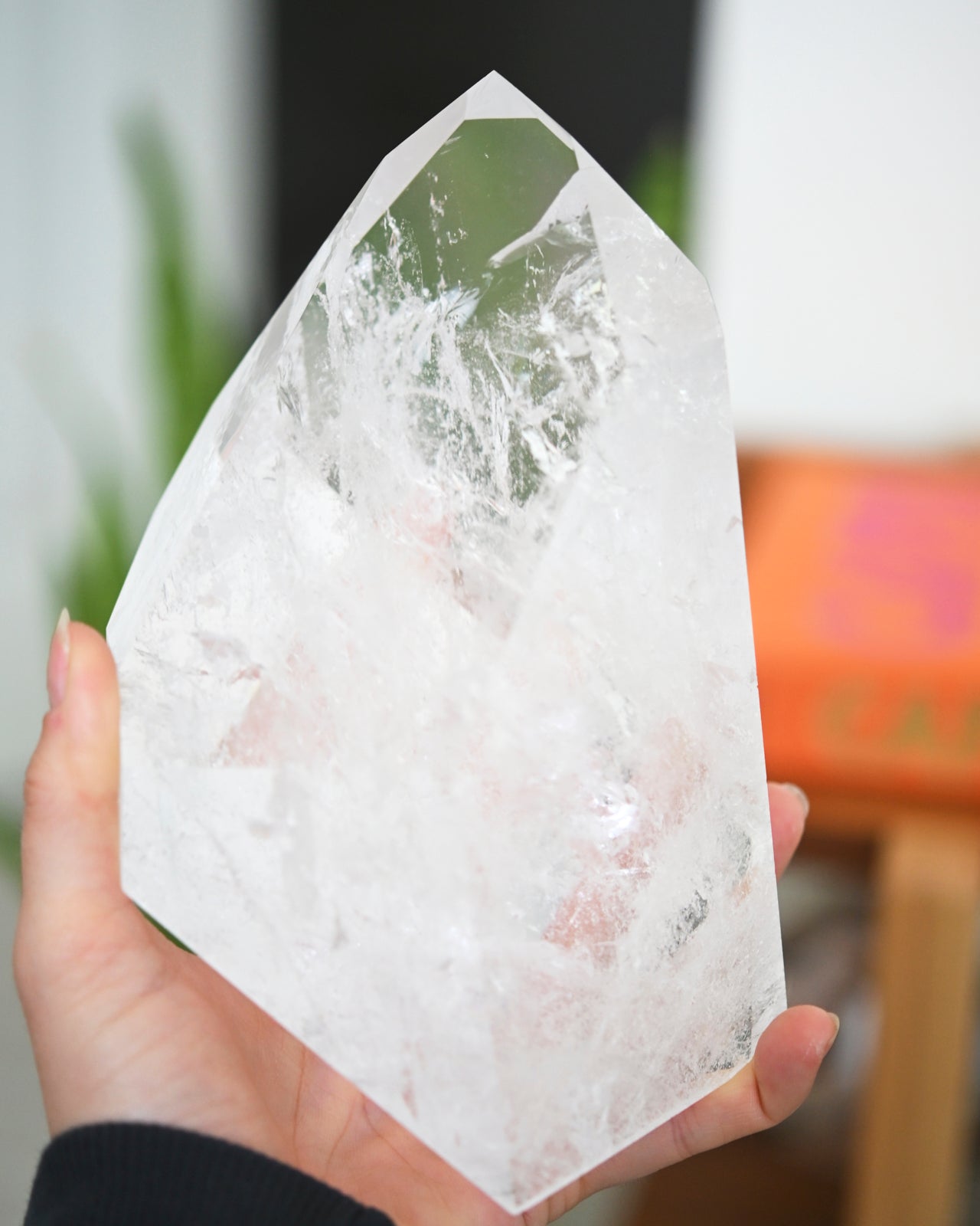 Natural Chunky Rose Quartz Crystal - 3.7lbs Healing Stone for Meditation, Reiki, Home Decor & Jewelry Making | Raw Rough Gemstone for Spiritual Energy, Chakra Balancing & Positive Vibes