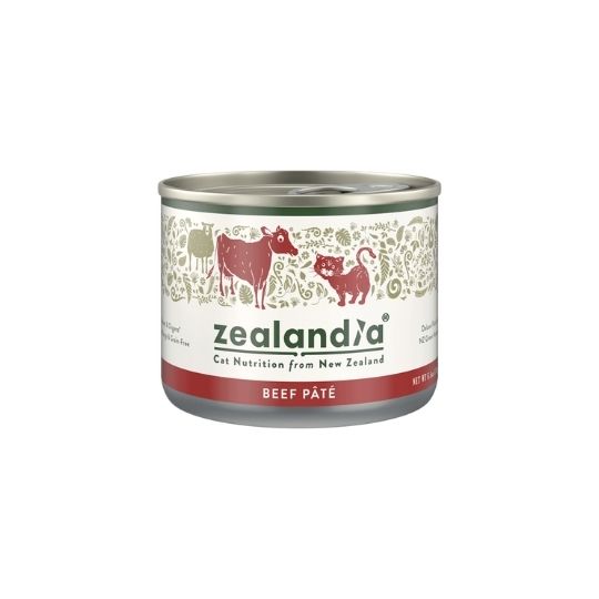 ZEALANDIA Grain Free Beef Pate Cat Wet Food - High Protein, Natural Ingredients for Adult & Senior Cats | Perfect for Picky Eaters & Digestive Health