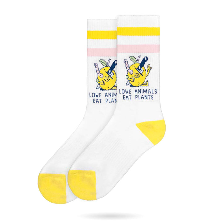 American Socks Love Animals Mid High Calf Socks - Comfortable Cotton Crew Socks for Women & Men - Perfect for Casual Wear, Sports & Outdoor Activities