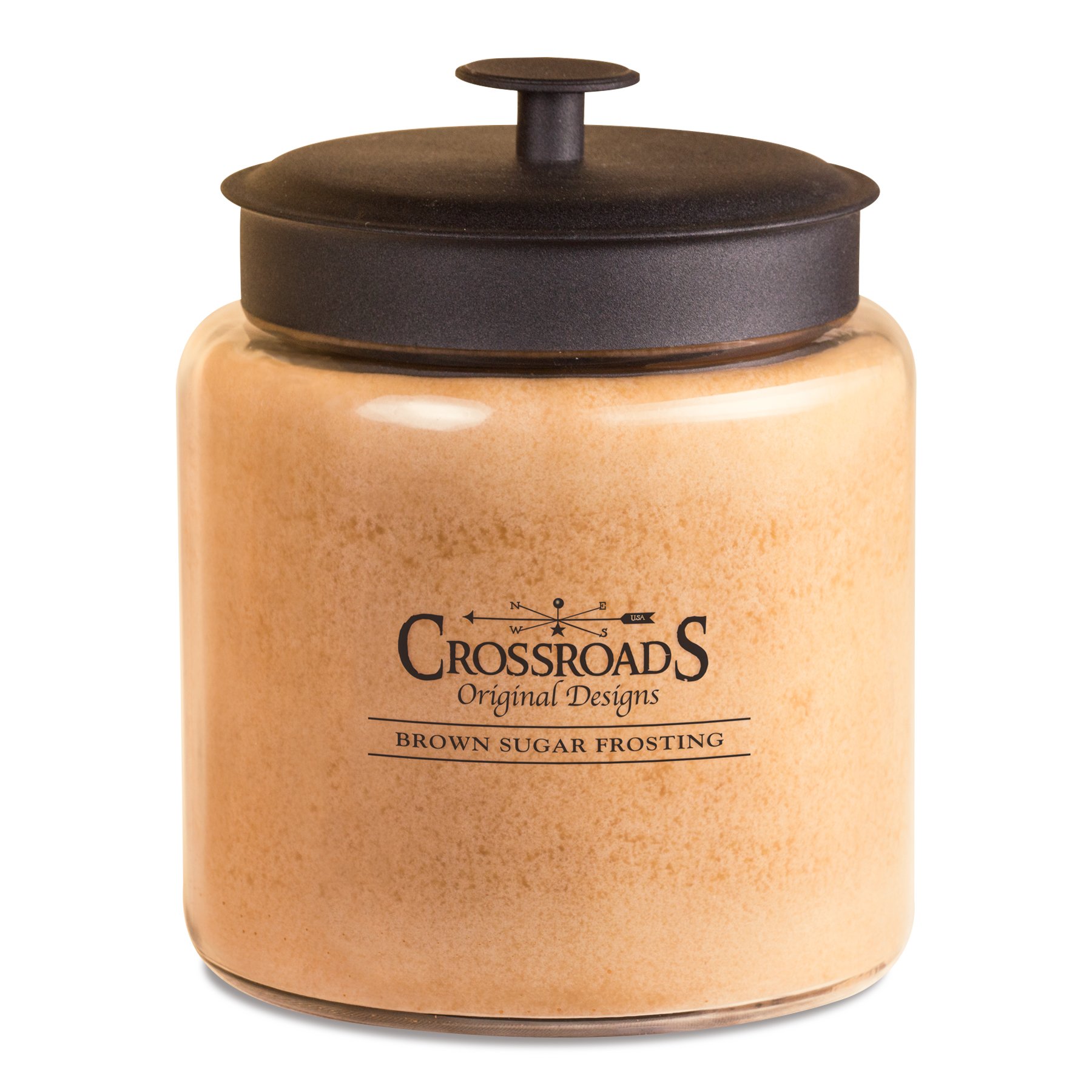 Crossroads Brown Sugar Frosting Scented 4-Wick Large Candle (96oz) | Long-Lasting Home Fragrance for Living Room, Bedroom & Relaxation