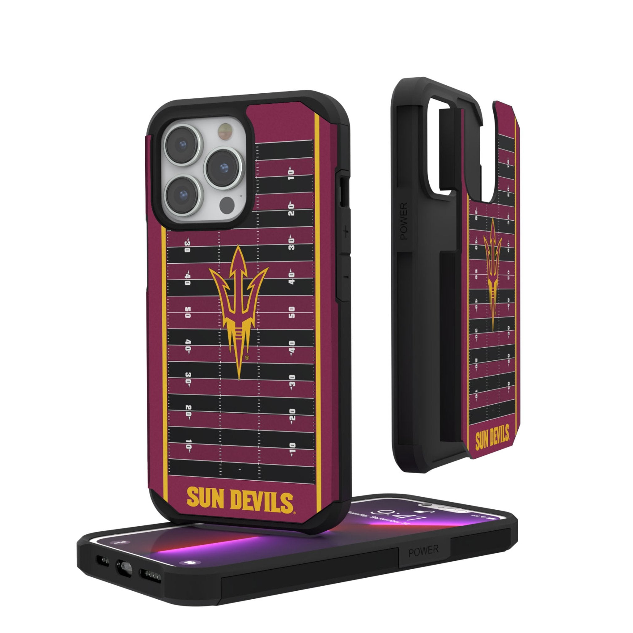 Arizona State University Sun Devils Rugged Phone Case - Durable Protective Cover for iPhone & Samsung - Perfect for Football Games, Outdoor Adventures & Campus Life