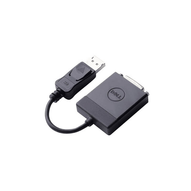 Dell DisplayPort Male to DVI Single Link Female Adapter - Connect Monitors & Projectors for Home Office & Gaming Setup