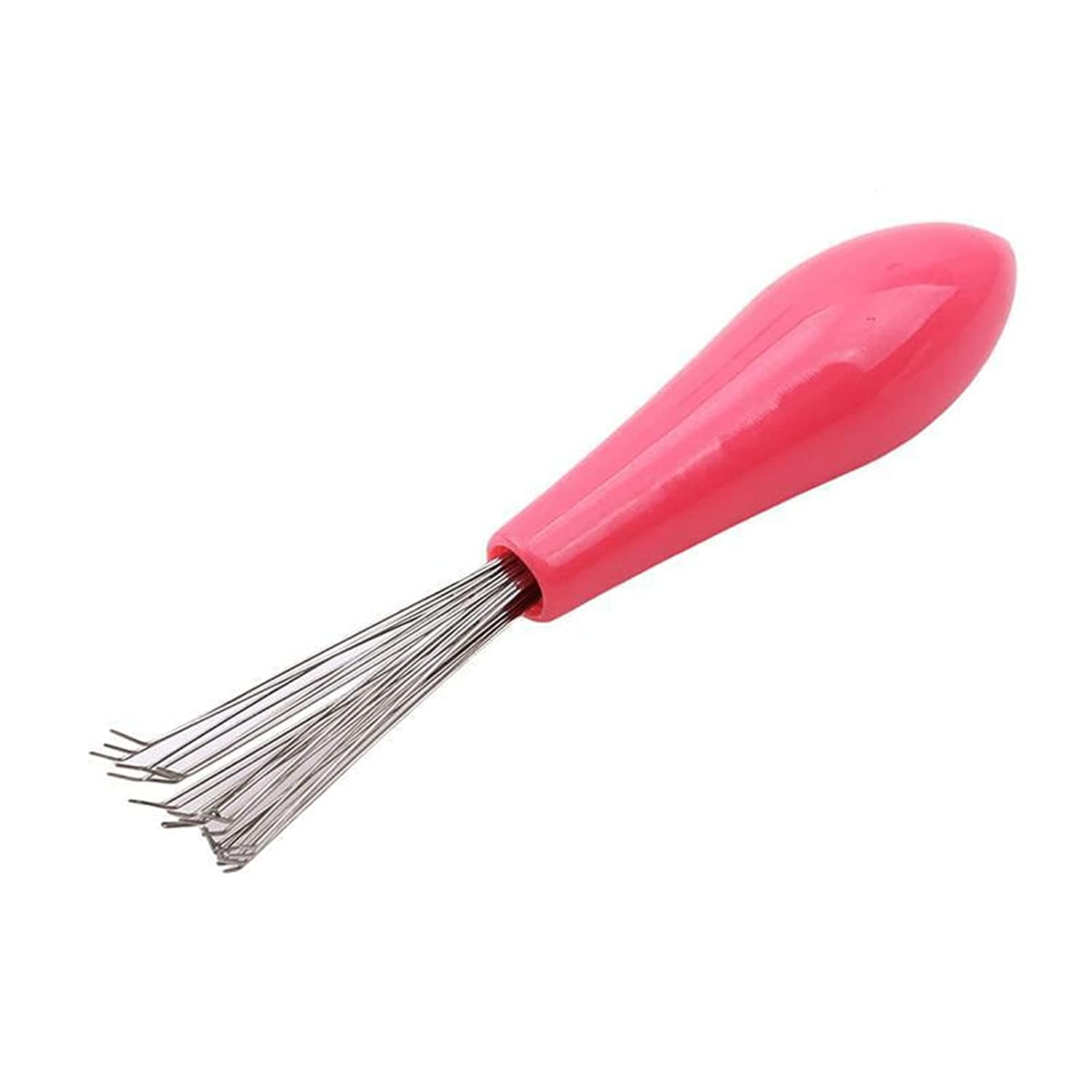 Pink Hair Brush Cleaner Tool - Mini Comb & Brush Dirt Remover for Home & Salon Use - Perfect for Detangling, Styling & Maintaining Hair Tools