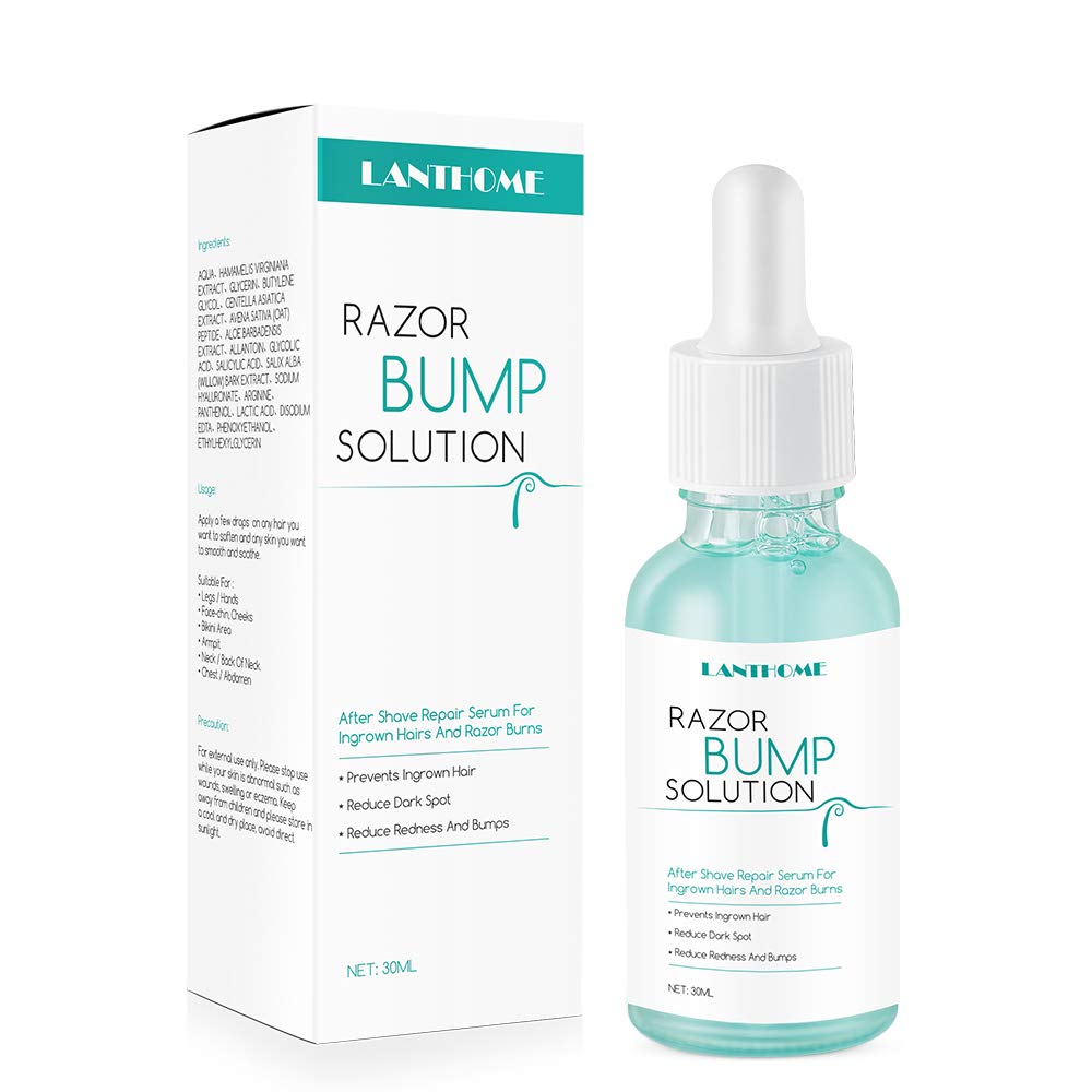 Best Razor Bump Solution & After Shave Repair Serum for Ingrown Hairs & Razor Burns - 30ml | Soothes Skin & Prevents Irritation | Perfect for Men's Post-Shave Care & Sensitive Skin