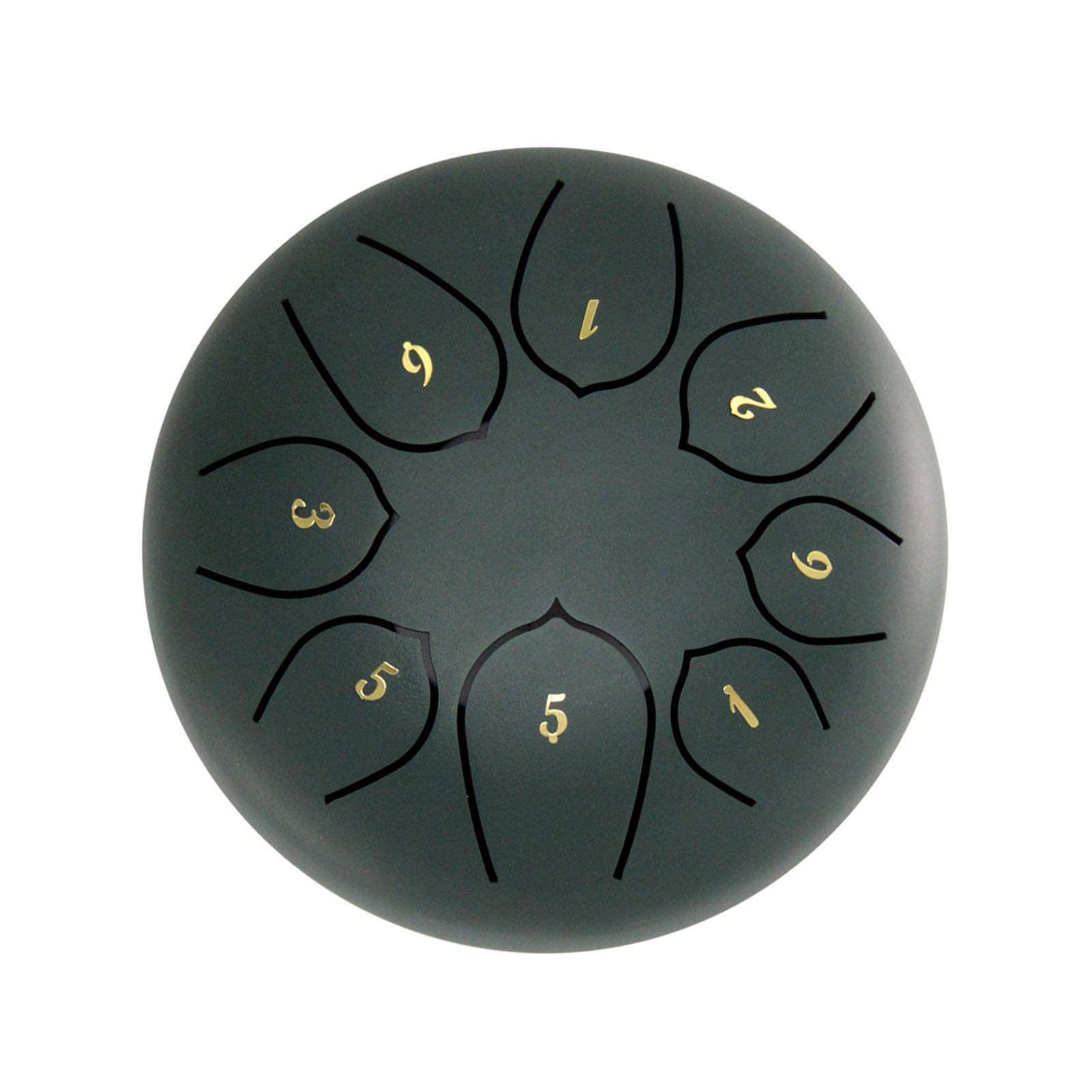 8-Note Steel Tongue Drum Handpan Kit - 6 Inch Percussion Instrument for Yoga, Meditation & Relaxation - Includes Padded Travel Bag & Mallets - Perfect for Music Therapy, Sound Healing & Stress Relief