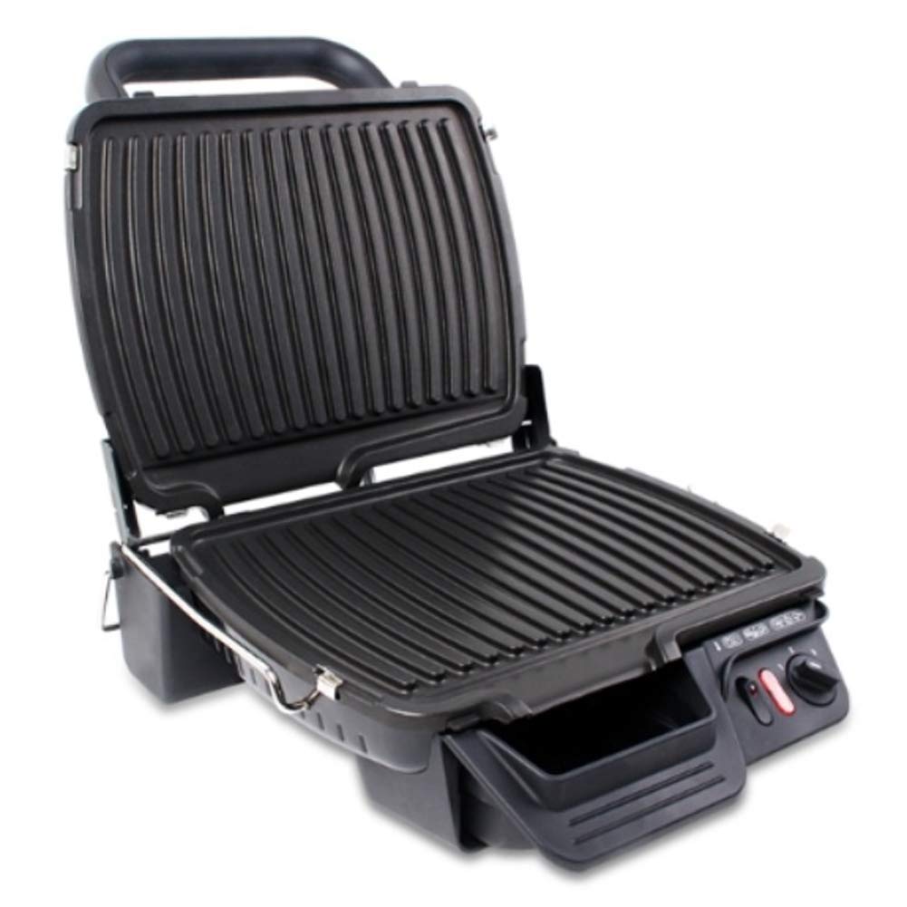 Tefal GC601B66 XL Health Double-Sided Electric Grill with Removable Plates - 8 Portion Capacity, 220V - Perfect for Healthy Cooking, Paninis, and Family BBQs