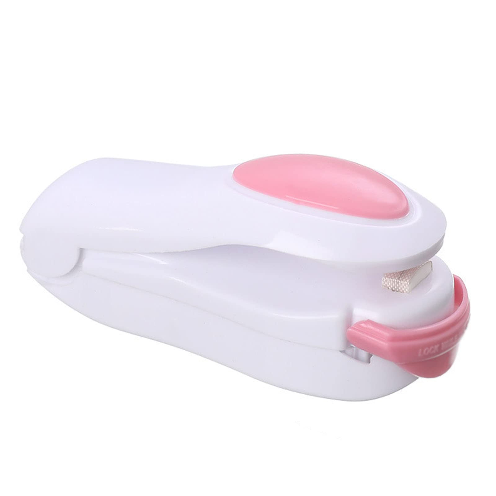 Portable Mini Heat Sealer Machine - Handheld Impulse Bag Sealer for Plastic Food Storage Bags | Household & Kitchen Supplies | Perfect for Sealing Snacks, Leftovers, Dry Goods & Meal Prep (White)
