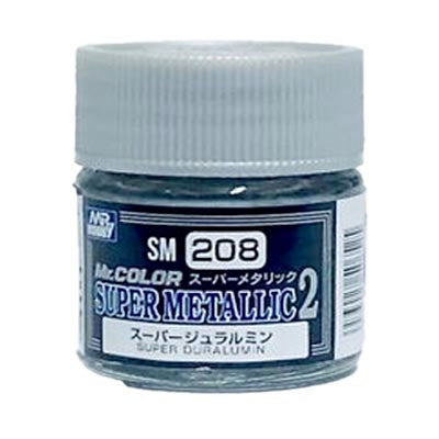 Mr. Color Super Metallic Super Duralumin Paint - High Gloss Metallic Finish for Model Kits, Miniatures & DIY Crafts - Perfect for Airbrush, Hand Painting & Scale Modeling Projects