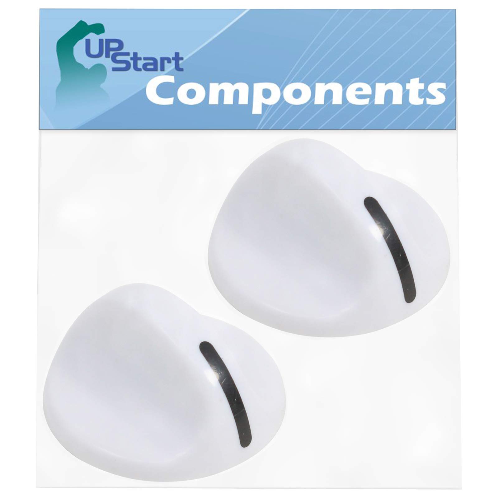 2-Pack Frigidaire 131965300 Dryer Timer Knob Replacement - Compatible with 131666604 & 131965300 Rotary Knobs for Washer & Dryer Repair - Perfect for DIY Home Appliance Maintenance