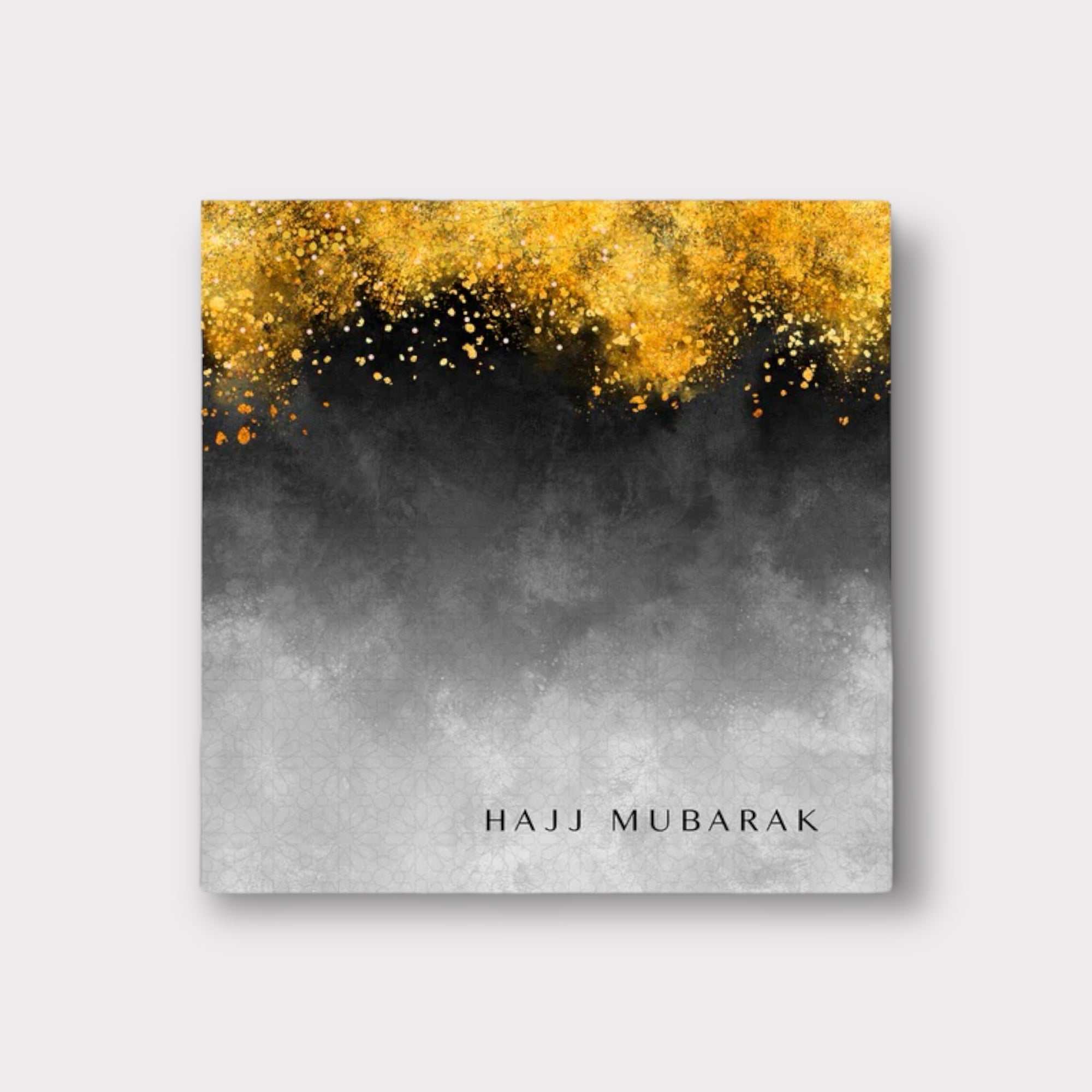 Hajj Mubarak Greeting Card - Islamic Pilgrimage Celebration Card for Eid, Hajj Season - Perfect for Sending Blessings to Family & Friends