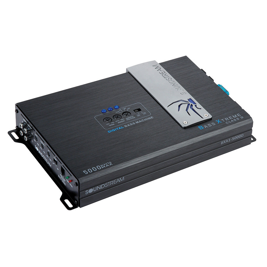 Soundstream BXA1 5000D 5000W Class D Monoblock Car Amplifier - High Power Bass Boost for Subwoofers | Perfect for Car Audio Systems & Truck Stereo Upgrades