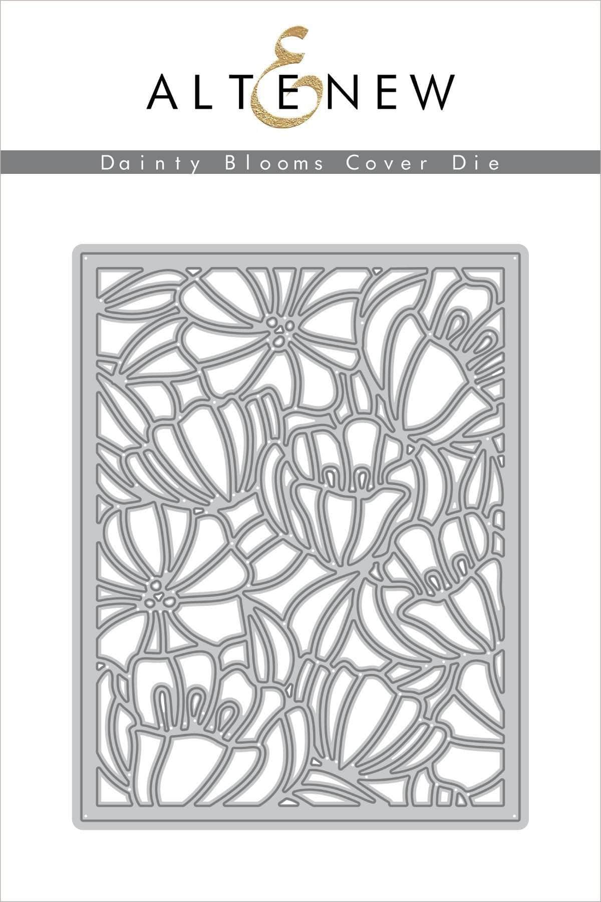 Dainty Blooms Cover Die - Floral Scrapbooking Embellishment for Card Making, DIY Crafts, and Paper Projects | Perfect for Wedding Invitations, Scrapbook Pages, and Handmade Greeting Cards