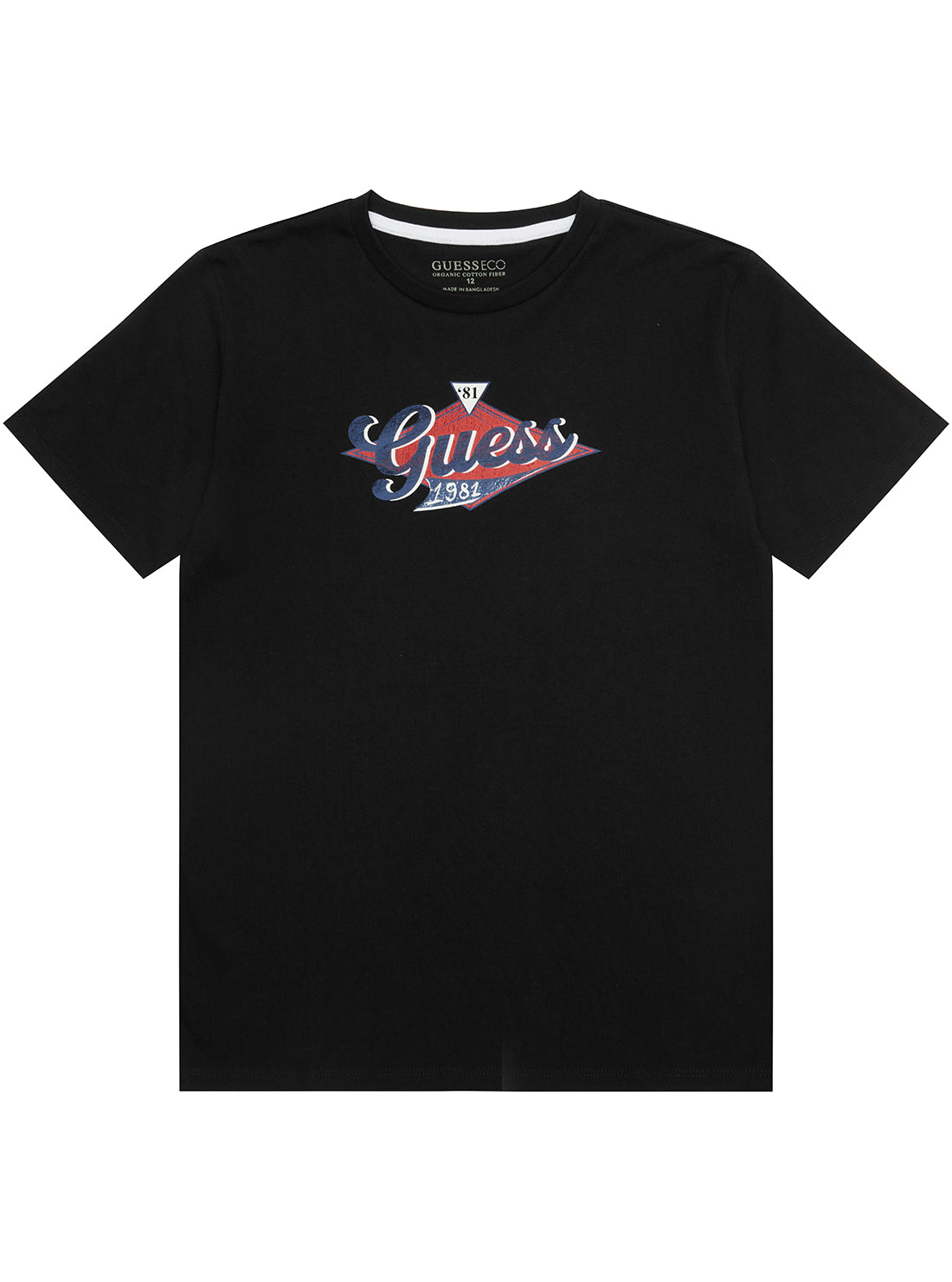 Black Short Sleeve T-Shirt for Men & Women (Sizes 7-16) - Casual Comfort Wear for Everyday, Gym & Summer Outfits