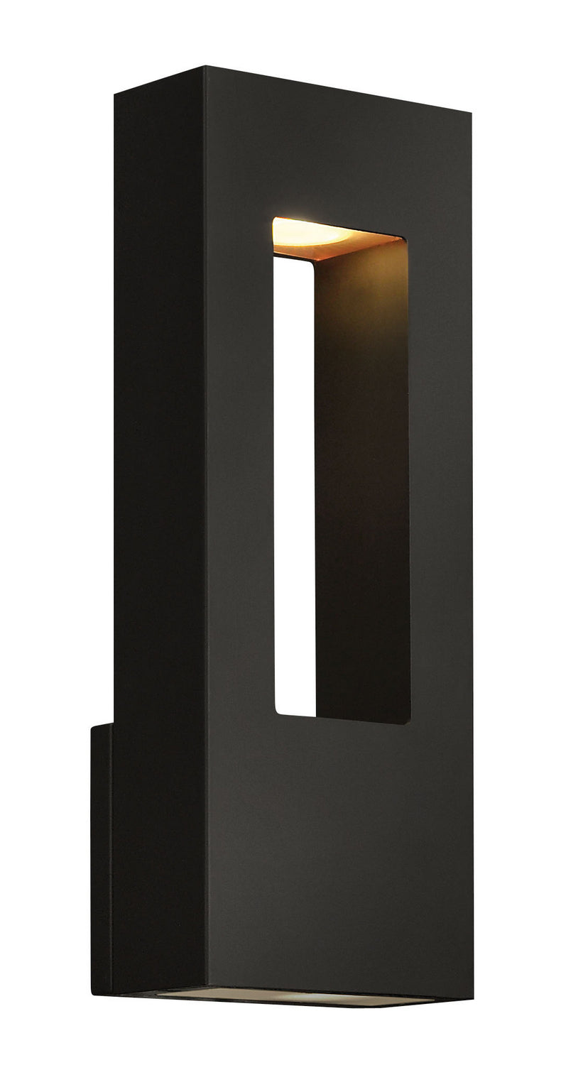 Atlantis LED Wall Mount Light Fixture - Satin Black Finish - Modern & Sleek Design for Living Room, Bedroom, or Hallway Lighting