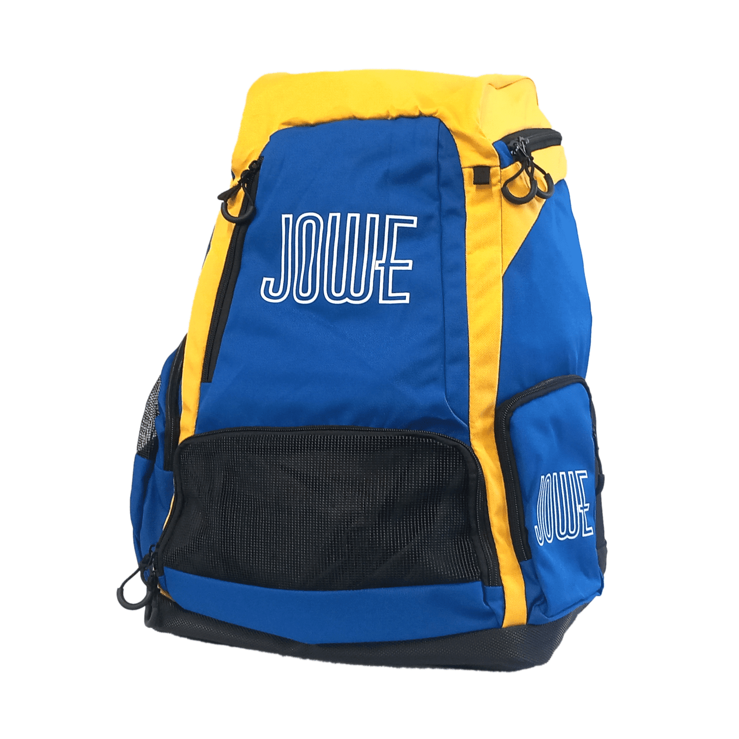 Jowe Elite Team 40L Waterproof Hiking Backpack - Royal Blue & Yellow for Outdoor Camping, Travel & School