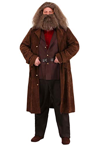 Plus Size Deluxe Harry Potter Hagrid Costume for Adults - 2X - Perfect for Halloween, Cosplay & Themed Parties