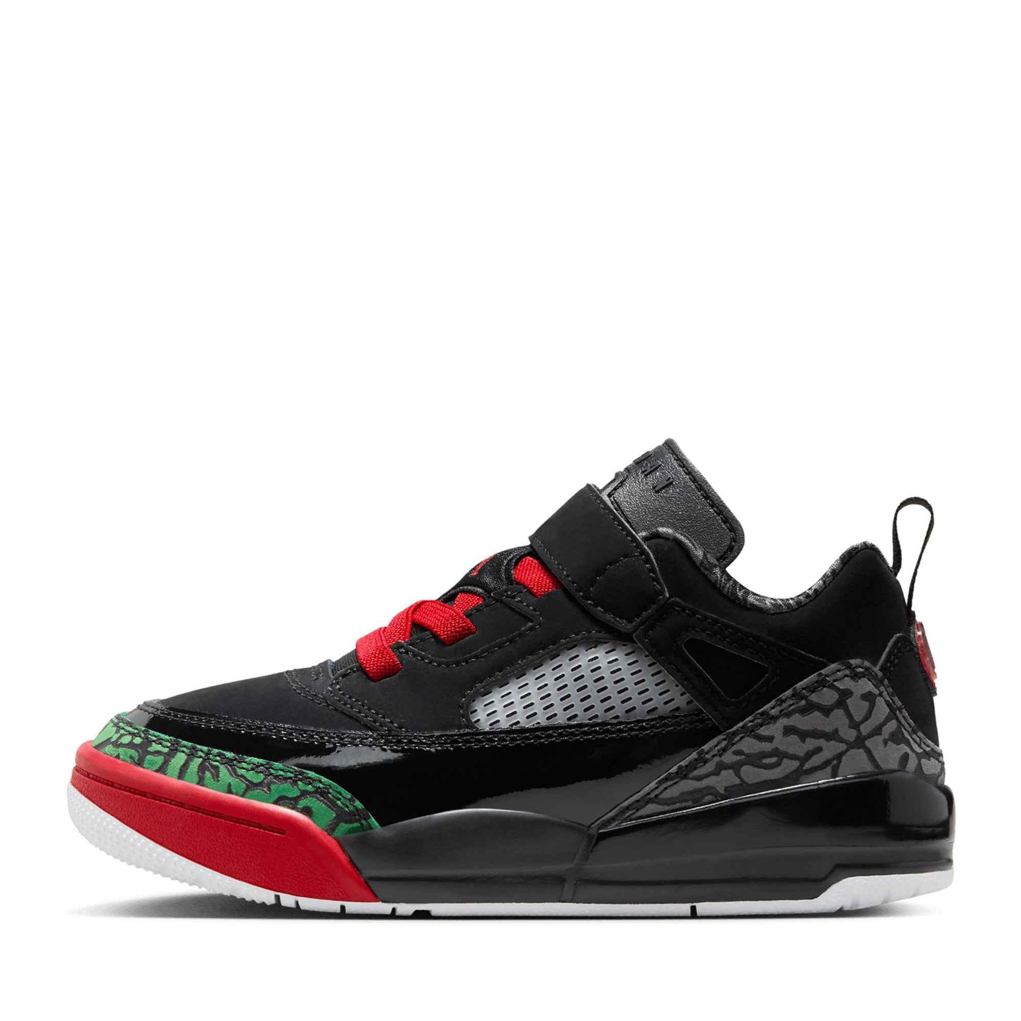 Jordan Spizike Low (PS) Black/Varsity Red Sneakers - Stylish Basketball Shoes for Men & Women - Perfect for Casual Wear, Sports & Street Fashion