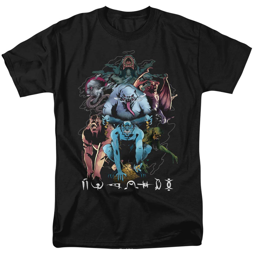 Shazam! Movie Seven Sins Unisex T-Shirt for Men & Women - Superhero Graphic Tee for Cosplay, Comic Con & DC Fans