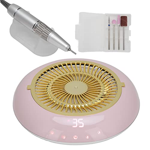 2 in 1 Nail Drill with Dust Collector - 35000RPM Professional Nail Drill Pen & Vacuum System for Acrylic Nails, Manicures & Pedicures | Perfect for Nail Salons & Home Use
