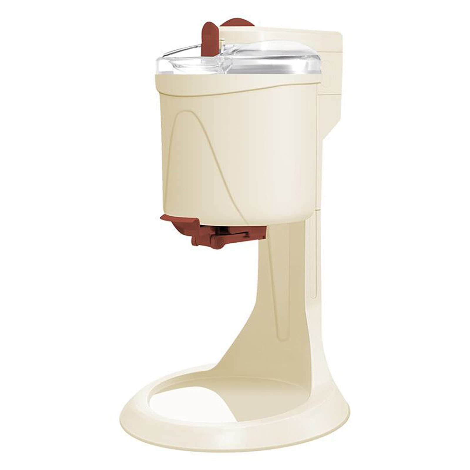 ANGELIA COMEAUX 1L Electric Ice Cream Maker Machine - 20W Automatic Homemade Frozen Yogurt, Gelato, Milkshake & Sorbet Maker with One-Touch Programs - Perfect for Smoothie Bowls, Dessert Parties & Summer Treats