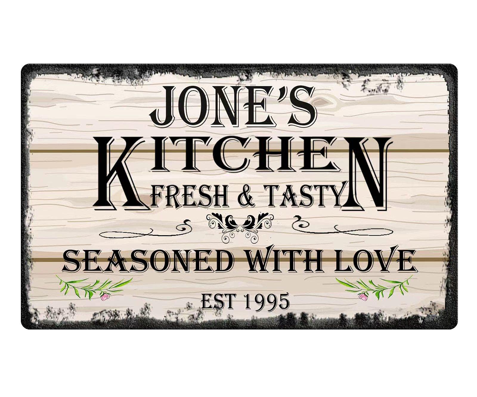 Personalized Metal Kitchen Signs - Farmhouse Wall Decor for Mom | Home & Gifts