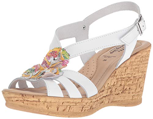 Spring Step Women's Teomina Comfortable Wedge Sandals - Stylish Summer Casual Shoes for Beach, Vacation & Everyday Wear