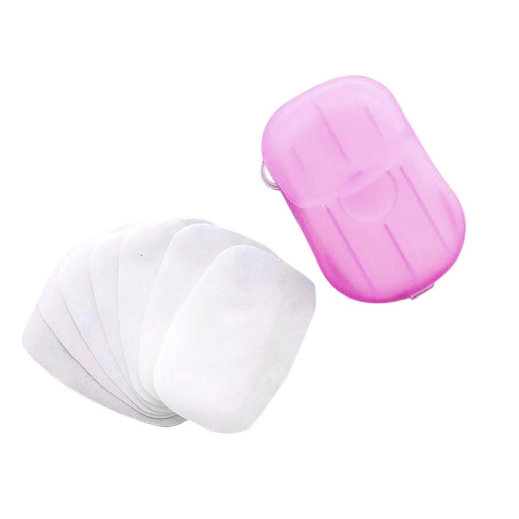 Mini Boxed Portable Disposable Travel Paper Sheets | Scented Hand Washing & Bath Soluble Paper | Compact for Travel, Camping & On-the-Go Hygiene
