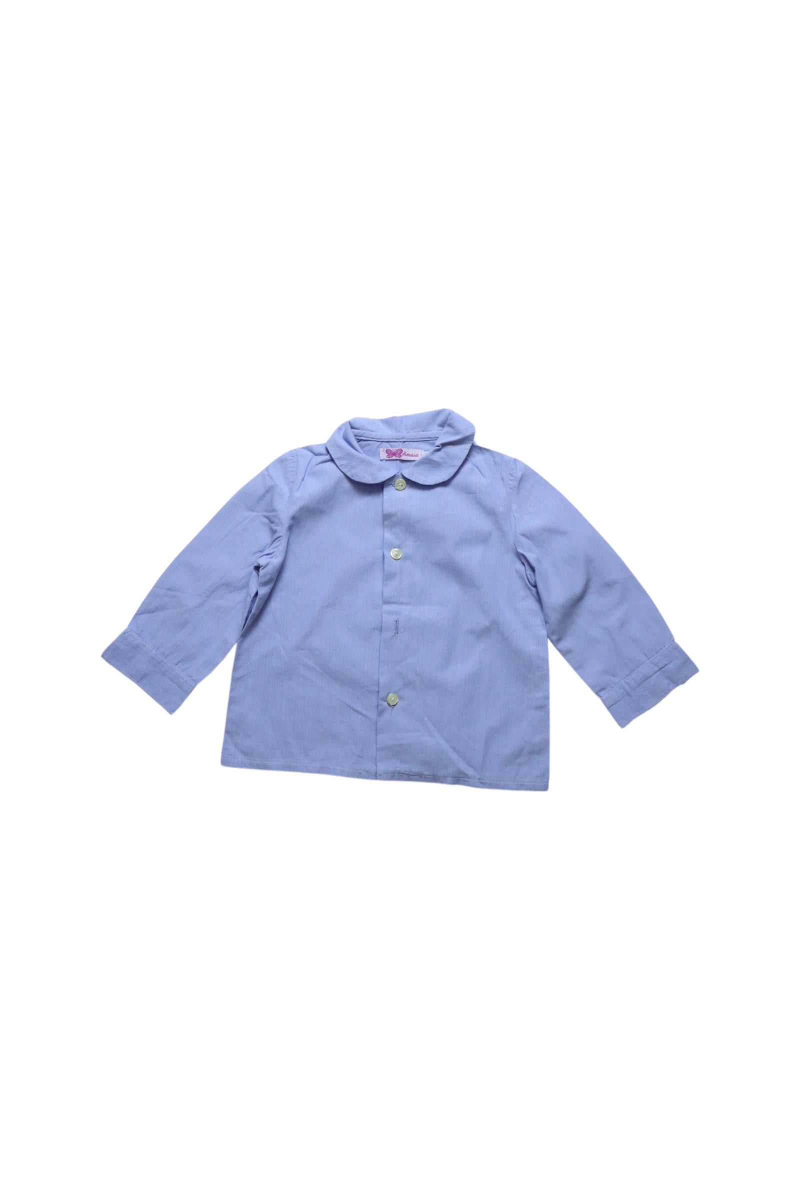 Amaia Long Sleeve Baby Shirt for Girls & Boys 12 Months - Soft Cotton Comfort for Playtime, Daycare & Family Outings